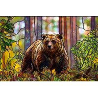 Grizzly Bear in the Forest