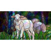 Lamb of God in Verdant Forest