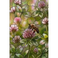 Honeybee on Pink Clover