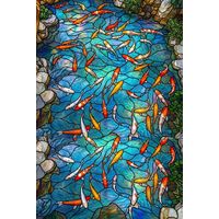 Koi Pond in Radiant Blue