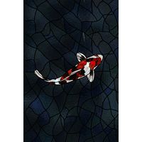 Graceful Koi in Deep Waters