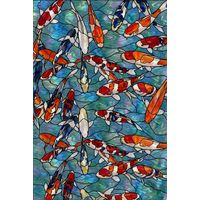 School of Vibrant Koi