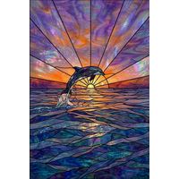 Dolphin at Sunset