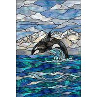 Orca Leaping in Coastal Waters