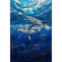 Humpback Whale in Deep Blue Waters