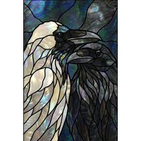 Ravens in Iridescent Shell