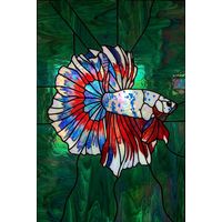 Betta Fish in Luminous Jewel Tones