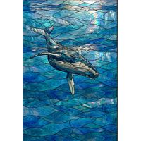 Humpback Whale in Azure Depths