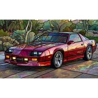 Classic Red IROC-Z Camaro