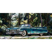 Classic Convertible in the Forest
