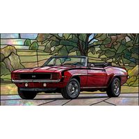 Classic Red Convertible SS Muscle Car
