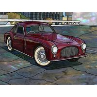 Classic Maroon Roadster
