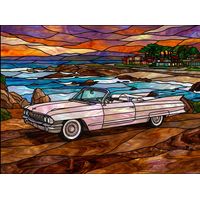 Classic Convertible by the Shore