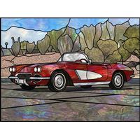 Classic Red Sports Car