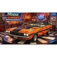 Classic Dodge Challenger R/T in Mopar Garage