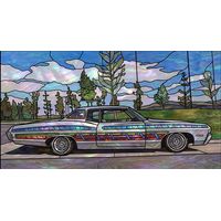Classic Lowrider in Iridescent Hues