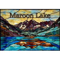 Maroon Lake at Sunset