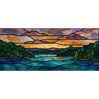 Mountain Lake at Sunset