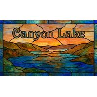 Canyon Lake Sunset Landscape