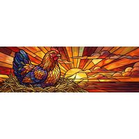 Hen at Sunrise