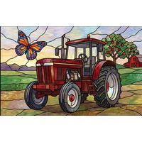 Tractor in the Orchard