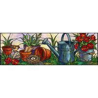 Garden Still Life with Bird and Watering Can