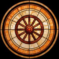 Wagon Wheel Medallion