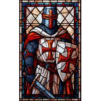 Crusader Knight in Armor and Tunic