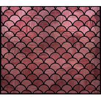 Rose Fish Scale Pattern
