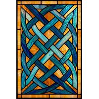 Interlocking Azure Knotwork