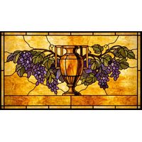 Classic Urn with Cascading Grapes