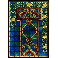 Golden Rose Garden Scrollwork