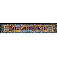 Boulangerie Sign with Floral Border