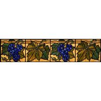 Vineyard Harvest in Cobalt and Amber