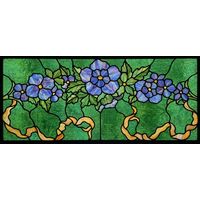 Blue Blossoms and Amber Ribbons