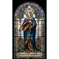 Blessed Virgin Mary in Blue and Gold