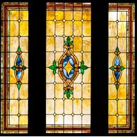 Golden Filigree Trio with Azure Centers