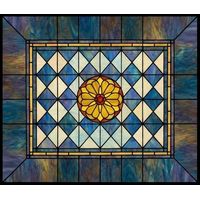 Golden Medallion with Diamond Lattice
