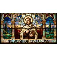 St. John of the Cross with Crucifix and Scripture