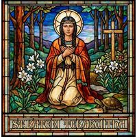 Saint Kateri Tekakwitha in the Forest