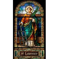 Saint Lawrence with Palm and Gridiron