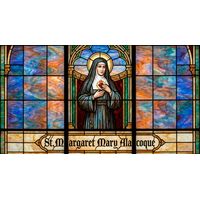 St. Margaret Mary Alacoque with Sacred Heart