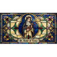 Saint Rose of Lima with Crucifix and Roses