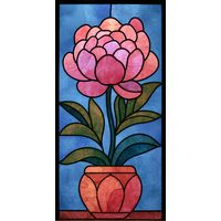Peony in a Terracotta Vase