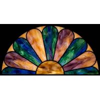 Radiant Fanburst in Jewel Tones