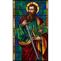 Apostle Paul with Sword and Scripture