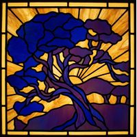 Silhouette Tree at Sunset