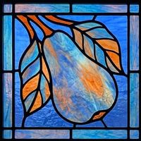Pear with Leaves