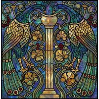Peacocks at the Fountain of Life