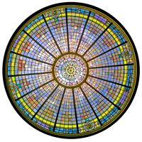 Colorful Dome Window
